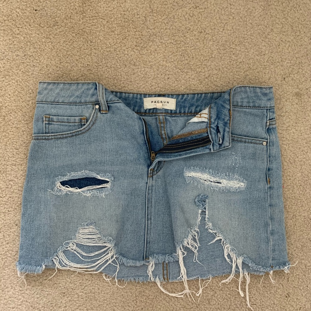 Pacsun jean skirt